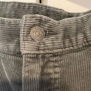 Gray Corduroy Women’s Pants